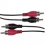 Audio kabelis Schwaiger CIK5125 10m 2xRCA vīrišķais melns