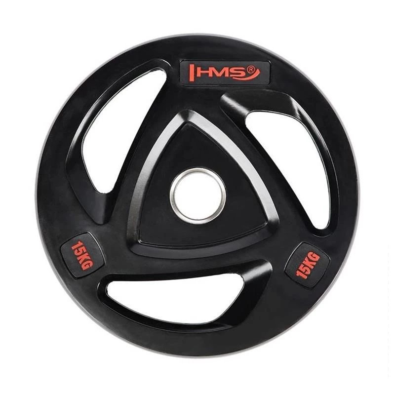HMS Fitness TOX15 1 gab. Olympic gumijots svara disks