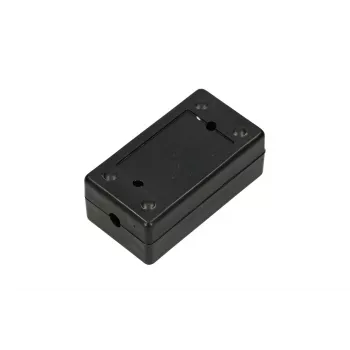 Savienojuma kārba Extralink Cat5e UTP kabelim, plastmasas, melna, 1 porta