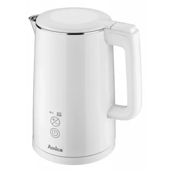 Elektriskā tējkanna AMICA 1,5L 2200W Sudraba
