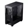 Phanteks XT Pro rūdīta stikla logi - melns