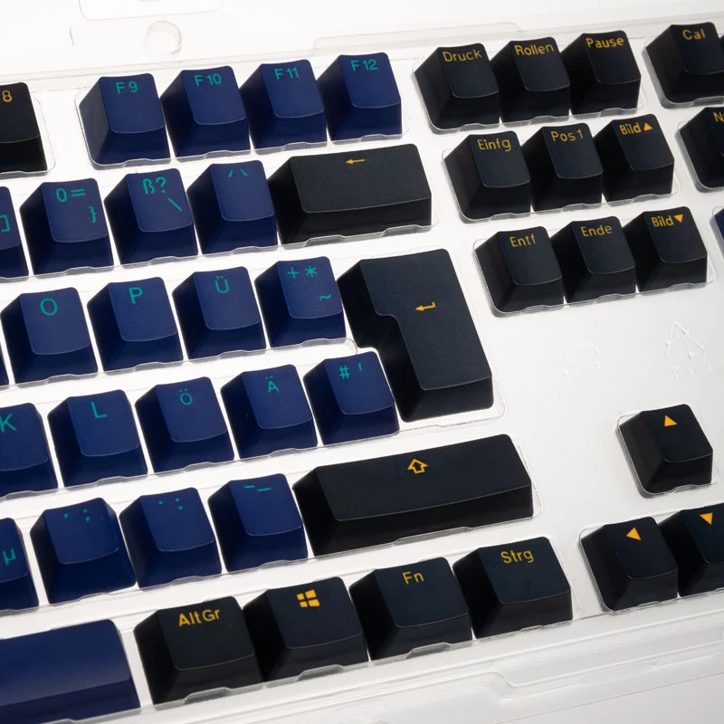 Tastatūras vāciņš Ducky Horizon DKSA109-DEPDBBZOH PBT materiāls melns zils