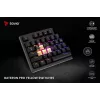 Savio Phenix SAVGK-RED spēļu tastatūra USB RF bezvadu Bluetooth QWERTY