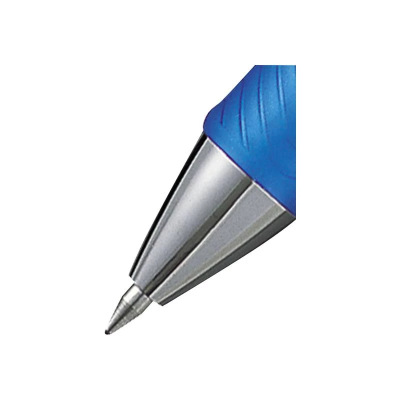 Ievelkama klipša gēla pildspalva PENTEL EnerGel XM, zila tinte, 12 gab. iepakojumā