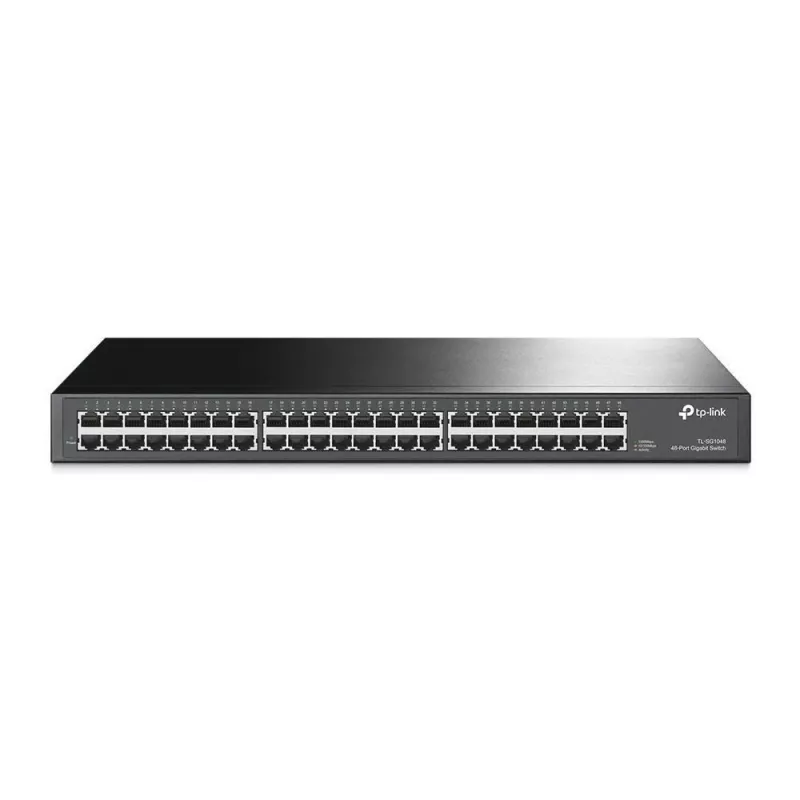 TP-Link TL-SG1048 Nepārvaldāms Gigabitu Ethernet (10/100/1000) 1U Melns