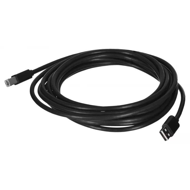 UNITEK Y-C421GBK USB kabelis 5 m USB 2.0 USB A USB B Melns
