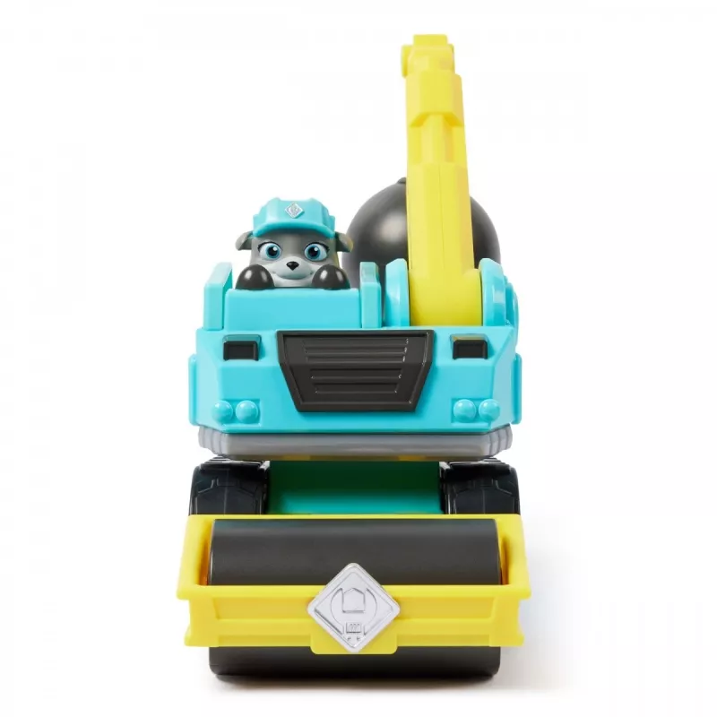 Wrecking Ball Truck Rubble & Crew Motor 3+ Gadi Plastmasa Melns Zils Dzeltens