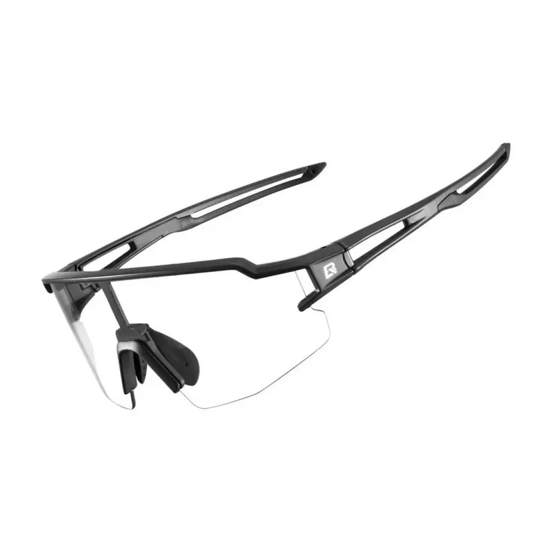 Rockbros 10175 UV400 fotohromas velosipēda brilles, melnas