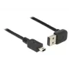 USB kabelis DeLOCK 1m USB 2.0-A uz Mini-USB B, melns