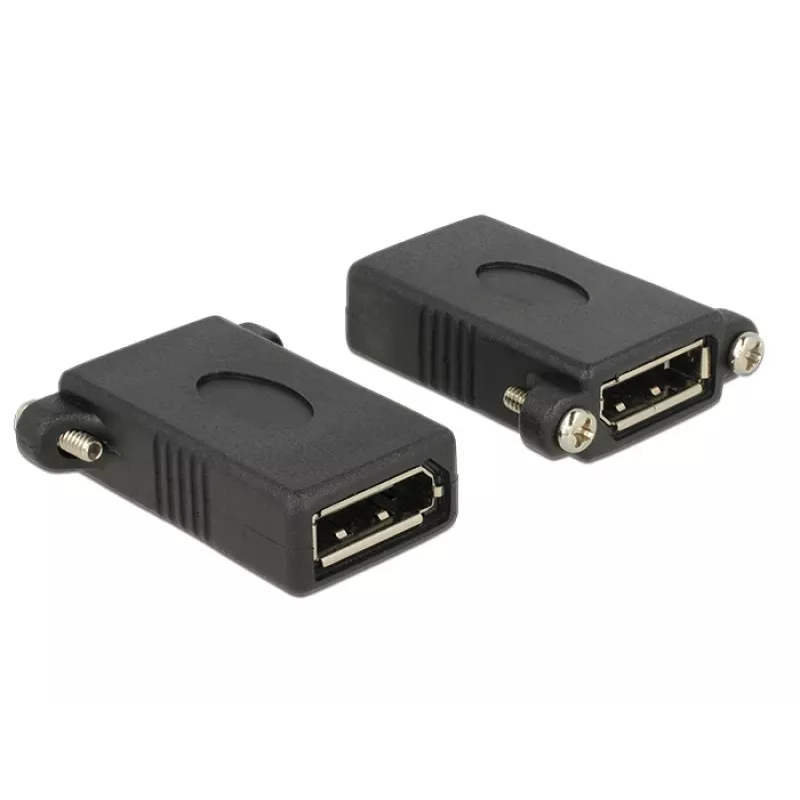 DisplayPort adapteris DeLOCK DisplayPort 1.1 F-F melns