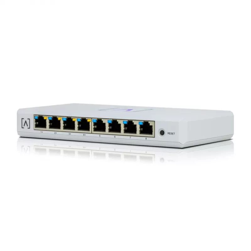 Alta Labs S8-POE tīkla slēdzis Pārvaldīts Gigabit Ethernet (10/100/1000) Power over Ethernet (PoE) Balts