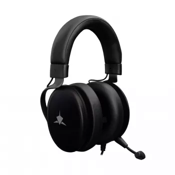 Spēļu austiņas White Shark GH-2540 Elephant Melns ar RGB apgaismojumu un noņemamu mikrofonu