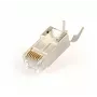 RJ45 savienotāji GEMBIRD CAT7 8P8C zelta pārklājums 15µm FTP/SFTP iepakojumā pa 50