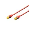Tīkla kabelis Digitus CAT 6A S/FTP RJ-45 Cat6a 2m sarkans