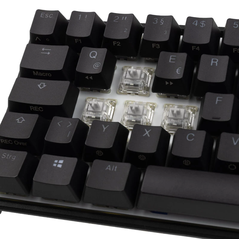 Ducky Mecha Pro SF tastatūra spēlēm USB vācu valodā melna