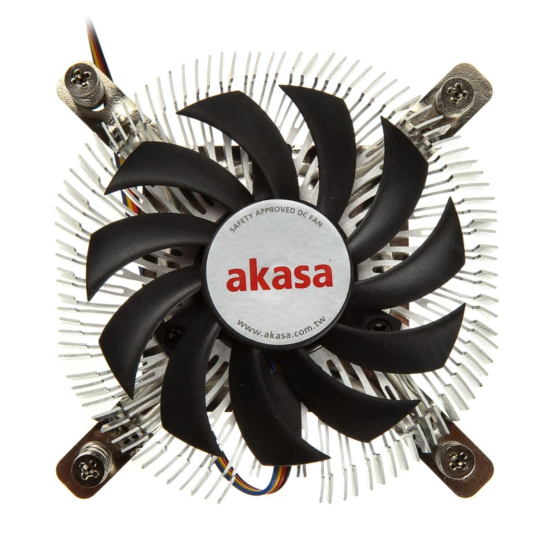 Akasa AK-CC7129BP01 datora dzesēšanas sistēma Procesora dzesētājs 7,5 cm