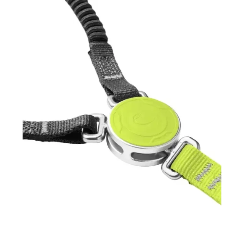 Krišanas aiztures saite Edelrid kabelis COMFORT TRI — melna/zaļa, 532 g, minimālais lietotāja svars 40 kg