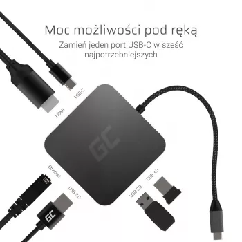 Klēpjdatora dokstacija zaļa Cell AK61