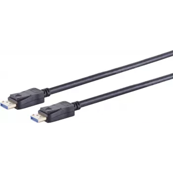 DisplayPort kabelis S/CONN 10-81155 1,5 m Melns