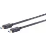 DisplayPort kabelis S/CONN 10-81155 1,5 m Melns