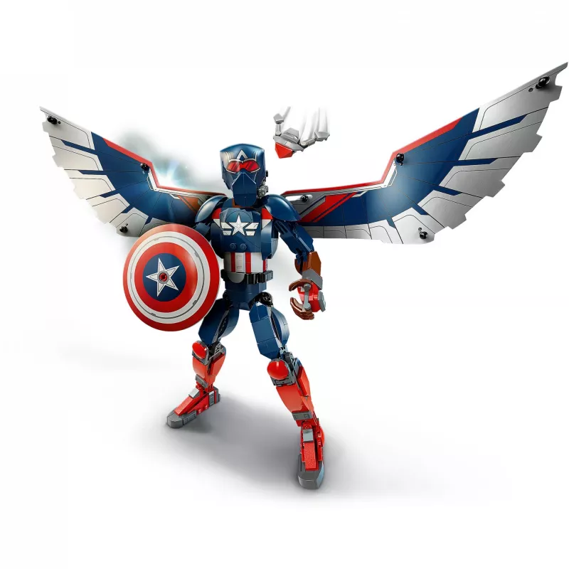 LEGO MARVEL 76296 Jaunā Kapteiņa Amerikas konstrukcijas figūra