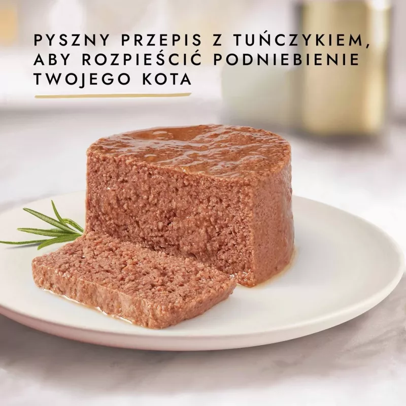 Purina Gourmet Gold mūss ar tunci, mitrā kaķu barība, 85 g