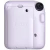 Momentānās drukas fotoaparāts Fujifilm Instax Mini 12 violeta — bilde 86×54 mm, filma 62×46 mm, fokusa attālums 60 mm