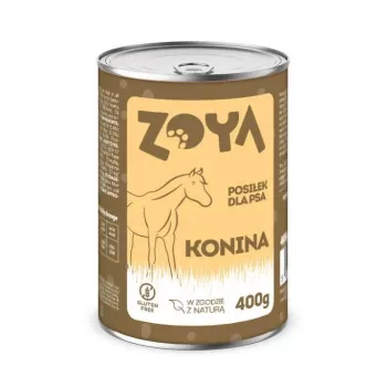 ZOYA Zirgs - mitrā suņu barība - 400g