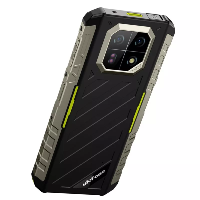 Izturīgs viedtālrunis UleFone Armor 22 4G, 9GB RAM, 128GB krātuve, IP69K, zaļš