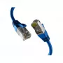 EFB-Elektronik CAT8.1 zils 15m RJ45 komutācijas kabelis S/FTP PIMF LSZH 2000MHZ 40GB tīkla kabelis Ražotājs: EFB Elektronik (EC020200242)