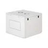 Pie sienas stiprināms 19 collu statņu skapis DIGITUS Dynamic-N DN-37106 — 9U, 600x600 mm, IP20, atslēgas slēdzene