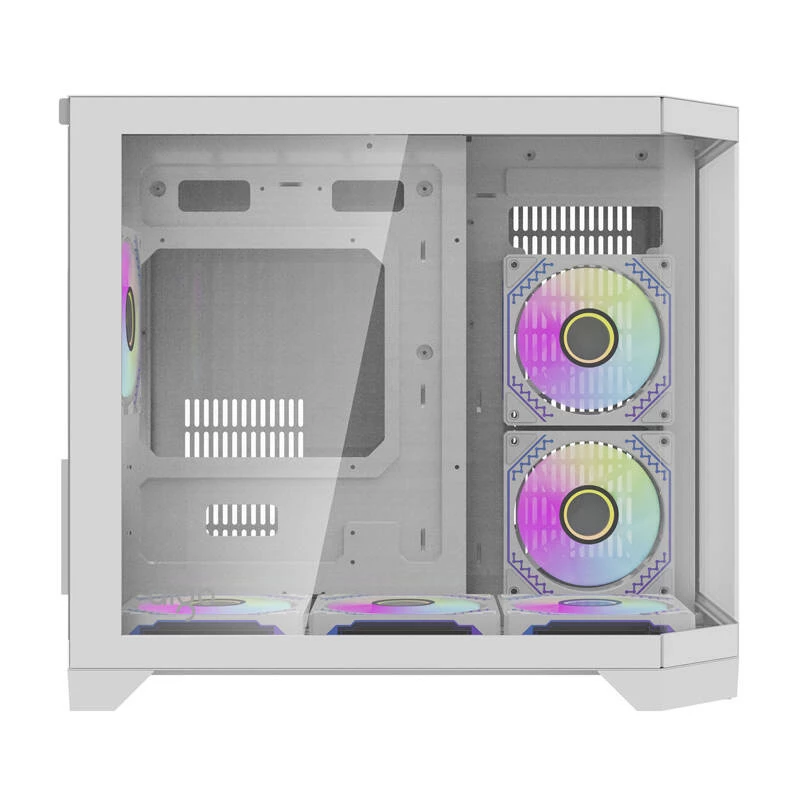 Datora korpuss Darflash FT418 + 6 aRGB ventilatori (balts)