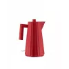 Alessi MDL06 B Plisēta elektriskā tējkanna, melna, eiro kontaktdakša