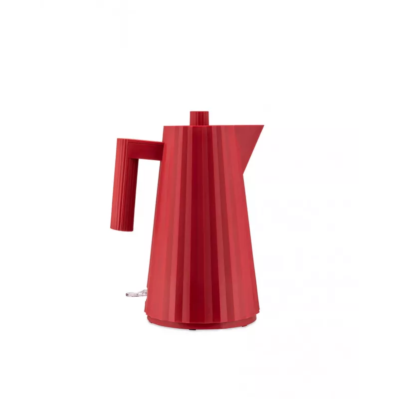 Alessi MDL06 B Plisēta elektriskā tējkanna, melna, eiro kontaktdakša