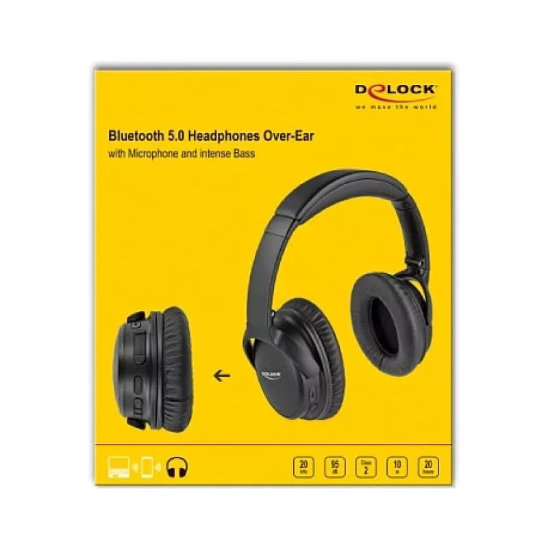 Austiņas DeLOCK Bluetooth 5.0