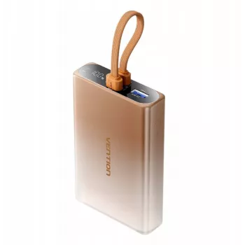 Pārnēsājams lādētājs Vention 10000 mAh ar USB-C, Lightning un USB-A, 22,5 W izeja, vara