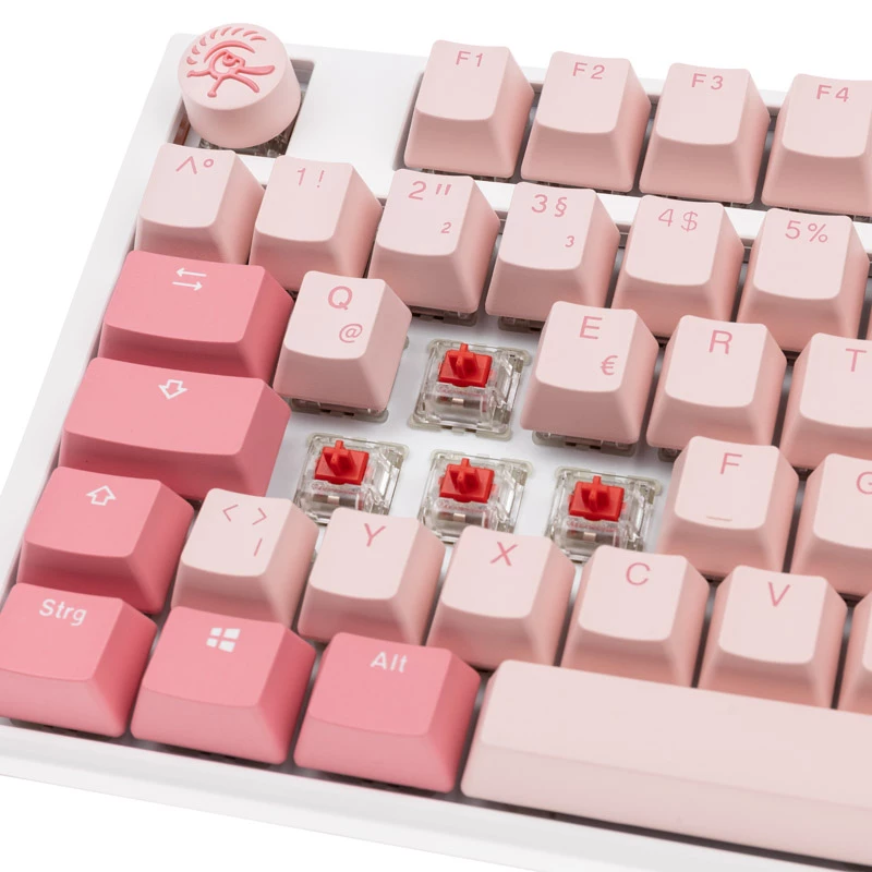Ducky One 3 TKL tastatūra Gaming USB QWERTZ vācu Rozā
