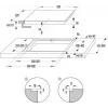 Gorenje GI6432BCWF Melns Built-in 60 cm Zone induction hob 4 zone(s)