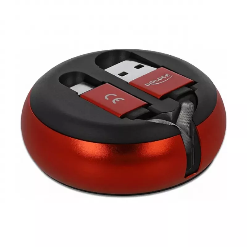 Ievelkamais kabelis DeLOCK USB 2.0 Type-A uz USB-C™ 85819
