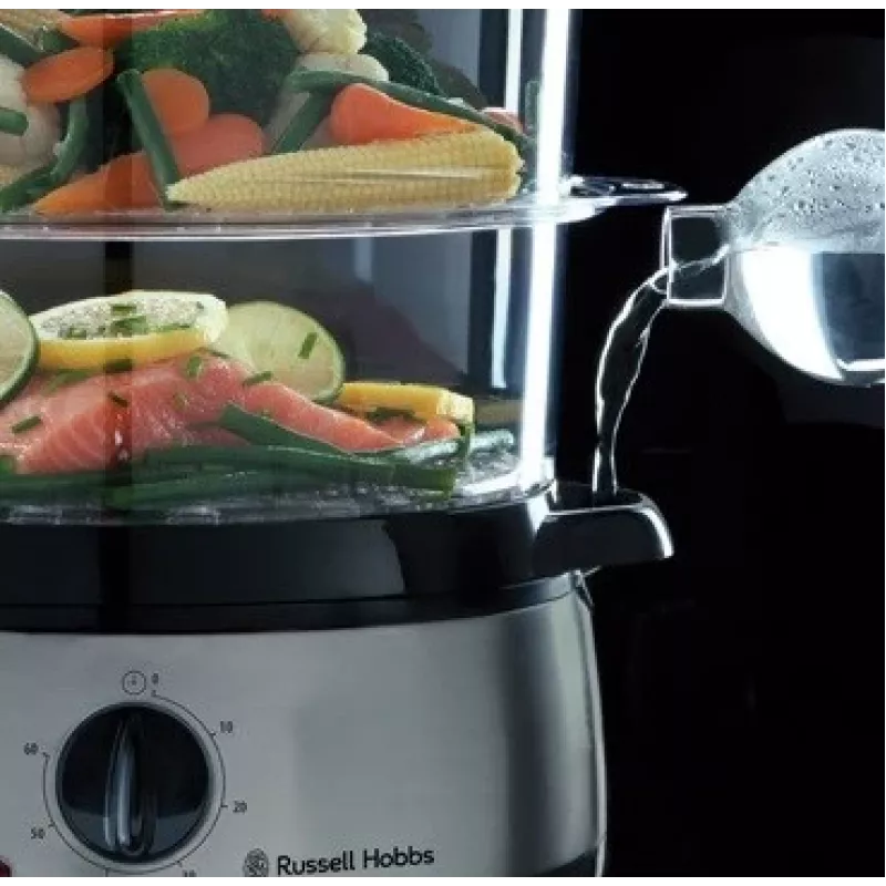 Tvaika katls Russell Hobbs 19270-56, 3 grozi, 9 L kopā, 800 W, nerūsējošais tērauds