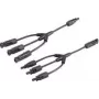 shiverpeaks ®-PV4 T-adaptera kabeļu komplekts, 3/1, 4mm², melns/melns, 30cm (BS02-21033)