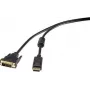 Renkforce RF-3301142 Video kabeļa adapteris 1 m DisplayPort DVI-D Melns (RF-3301142)