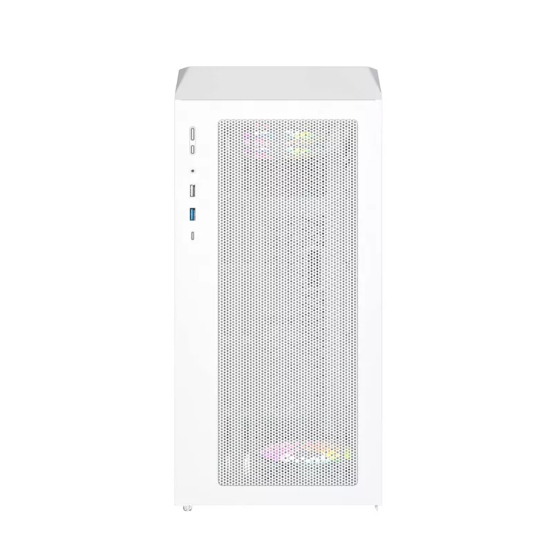 PC case Montech X5M (W) Micro Tower, balta — Micro-ATX/Mini-ITX, supports ATX PSU, 3x120mm front, 1x120mm rear, 2x3.5 inch bays, 4x2.5 inch bays