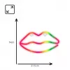 Neona gaismas MANTA SNL61RGB LIPS RGB krāsu mainoša dekoratīvā zīme, modelis SNL61RGB
