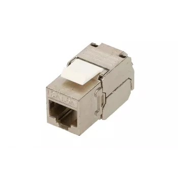 Extralink Keystone CAT6A STP RJ45 leņķa metāla keystone ligzda, vienporta
