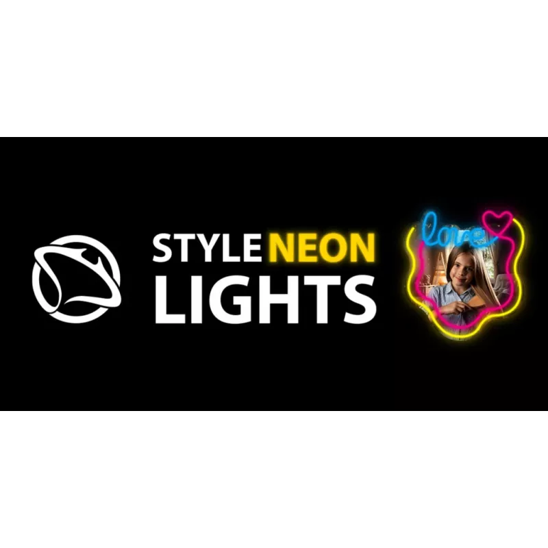 LED neona spoguļa gaisma MANTA MASNL131MT – “LOVE” dizains, iebūvēts LED neona apgaismojums