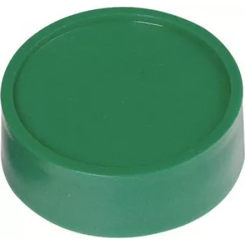 Apaļais magnēts Ø3,4cm Zaļš 10gab. (61733-55)