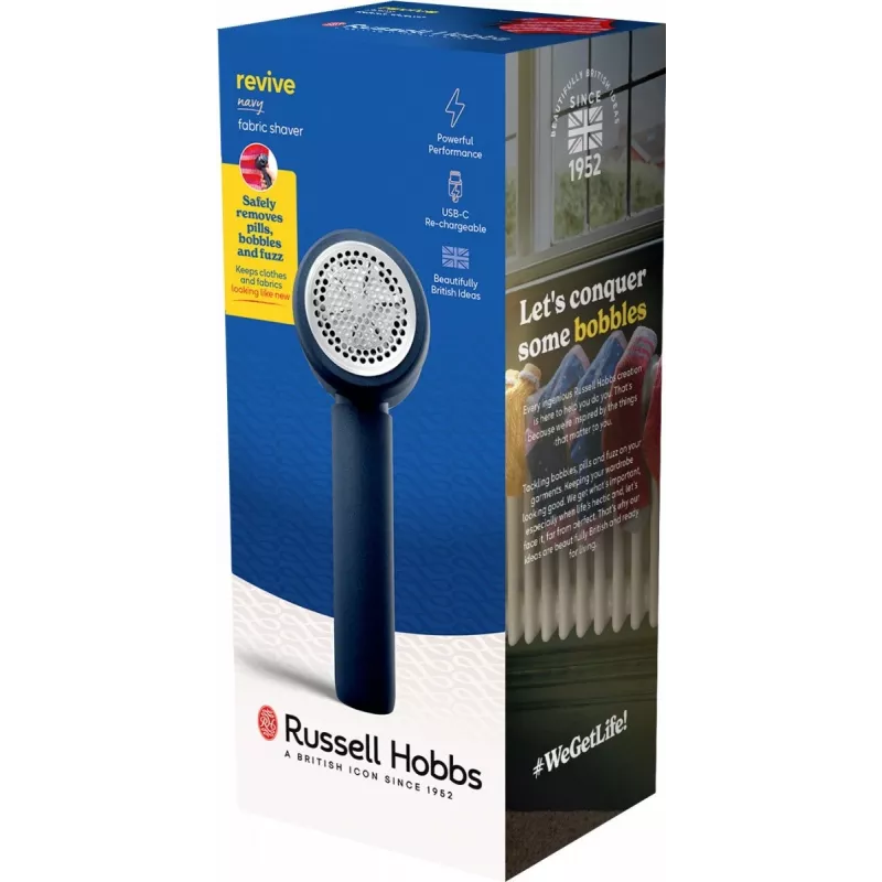 Drēbju skuveklis Russell Hobbs 27660-56 pārnēsājams, uzlādējams, kompakts plūksnu noņēmējs