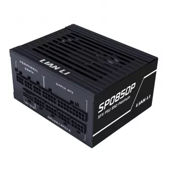 Barošanas bloks Lian Li SP Series Platinum SFX 850W pilnībā modulārs PCIe 5.1 ATX 3.1 (G9P.SP0850P.B000.EU)