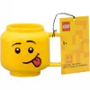 LEGO EYZ65827 neliela keramikas krūze ar smieklīgu sejiņu 255 ml